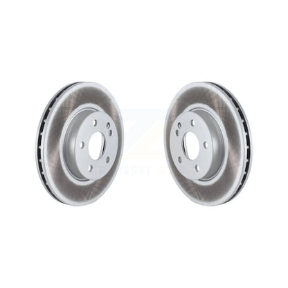 Coated Disc Brake Rotors Front Pair For 2016-2023 Mercedes-Benz Metris