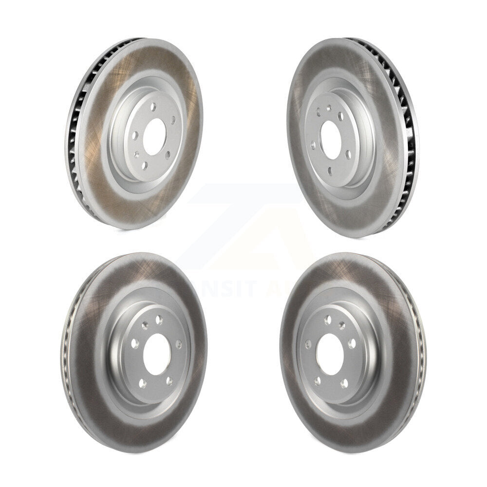 Coat Disc Brake Rotors Hub Assembly Front Rear Kit For 2017-2018 Porsche Macan S