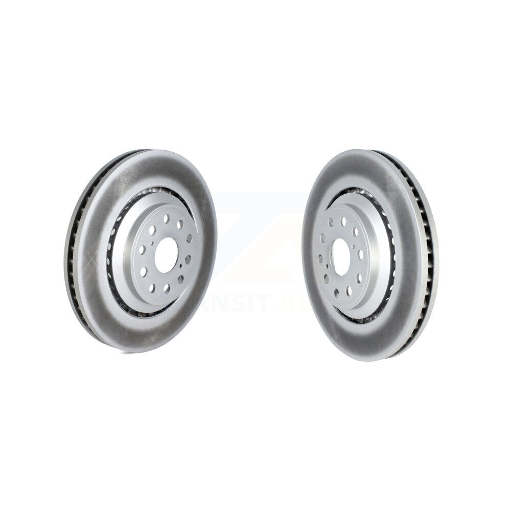 Coated Disc Brake Rotors Front Kit For Lexus LS460 LS500 LS600h LS500h