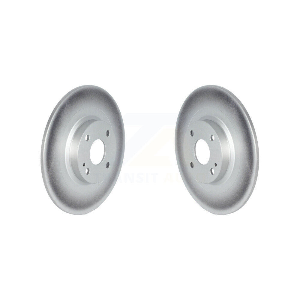 Coated Disc Brake Rotors Rear Pair For Mazda MX-5 Miata Fiat 124 Spider
