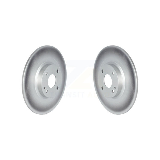 Coated Disc Brake Rotors Rear Pair For Mazda MX-5 Miata Fiat 124 Spider