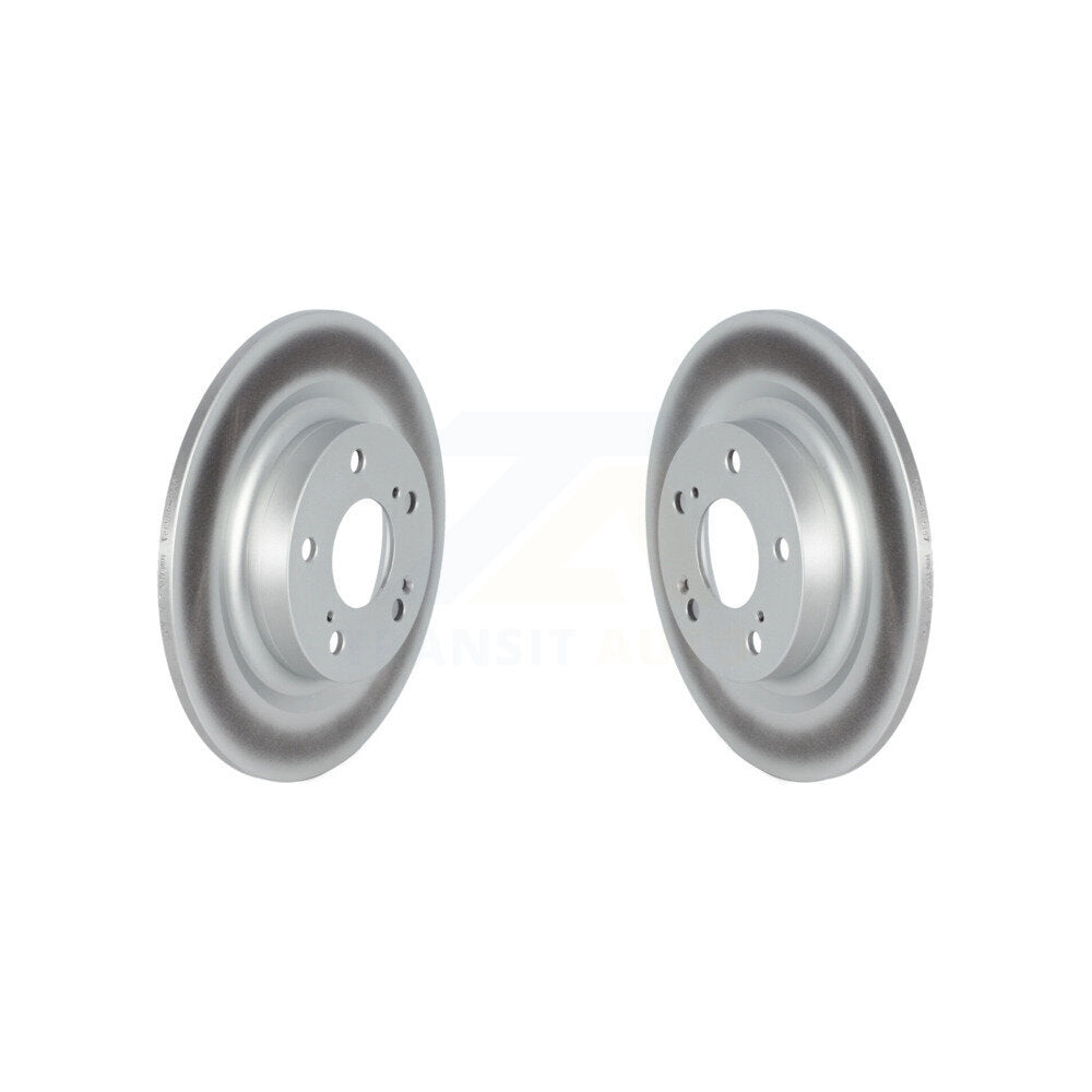 Coated Disc Brake Rotors Rear Pair For Honda Civic Acura Integra