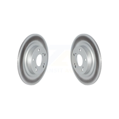 Coated Disc Brake Rotors Rear Pair For Honda Civic Acura Integra