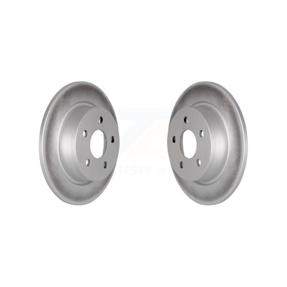 Coated Disc Brake Rotors Rear Pair For Ford Transit Connect