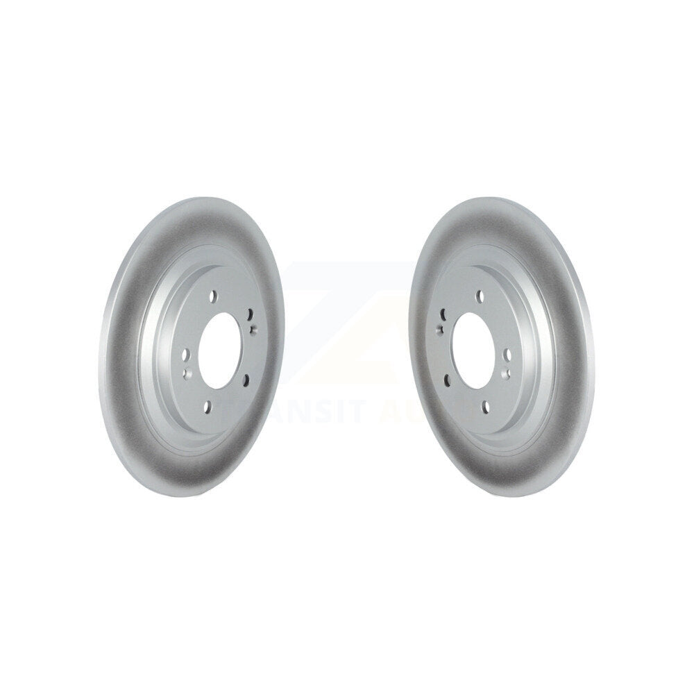 Coated Brake Rotors Rear Pair For Hyundai Kona Electric Kia Soul EV Niro Cadenza