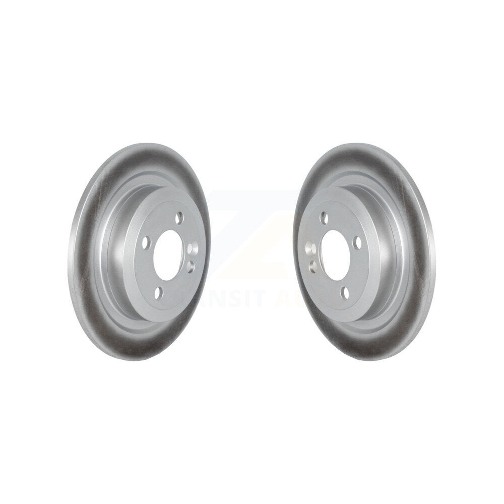 Coated Disc Brake Rotors Rear Pair For Mini Cooper