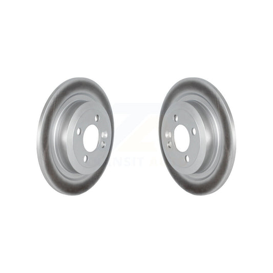 Coated Disc Brake Rotors Rear Pair For Mini Cooper
