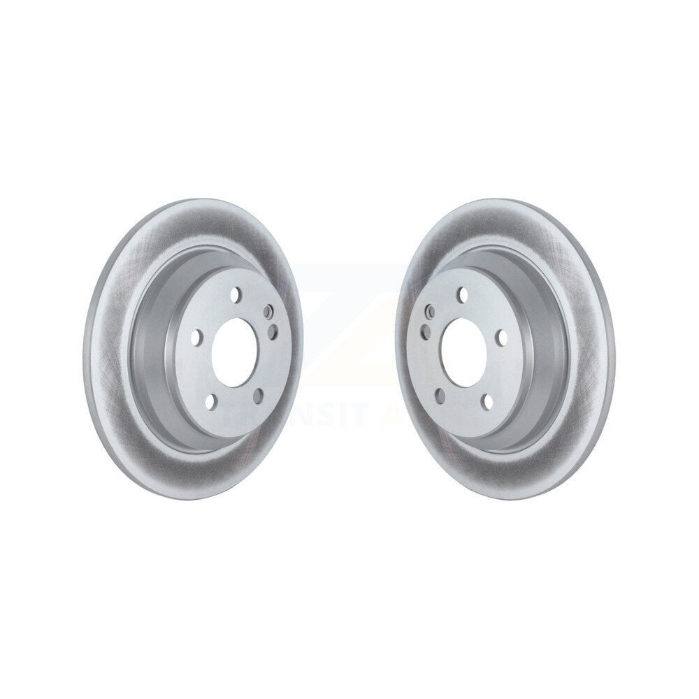 Coated Disc Brake Rotors Rear Pair For 2016-2023 Mercedes-Benz Metris