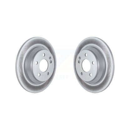 Coated Disc Brake Rotors Rear Pair For 2016-2023 Mercedes-Benz Metris