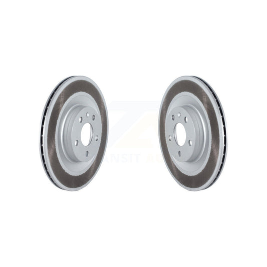 Coated Brake Rotors Rear Pair For Volvo XC60 XC90 S60 V60 Cross Country V90 S90
