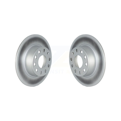 Coated Disc Brake Rotors Rear Pair For Volkswagen Jetta Taos