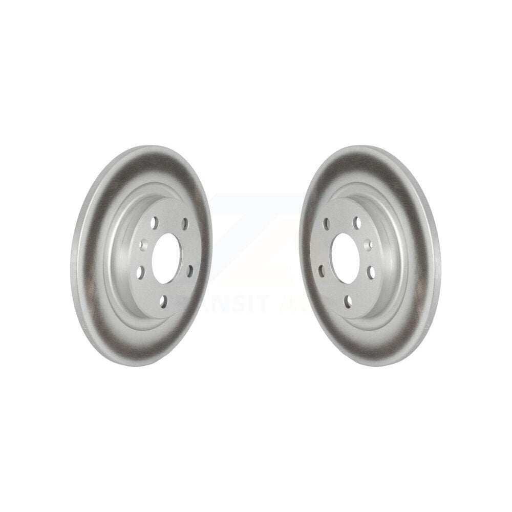 Coated Brake Rotor Rear Pair For 19-25 Volvo XC40 With 280mm Diameter