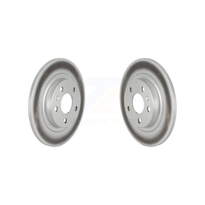 Coated Brake Rotor Rear Pair For 19-25 Volvo XC40 With 280mm Diameter