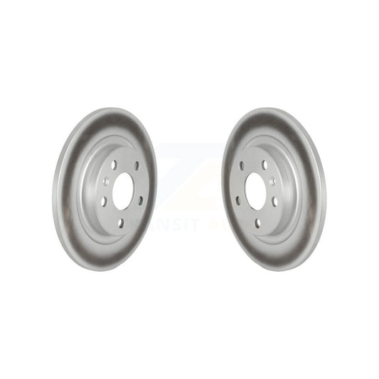 Coated Brake Rotor Rear Pair For 19-25 Volvo XC40 With 280mm Diameter