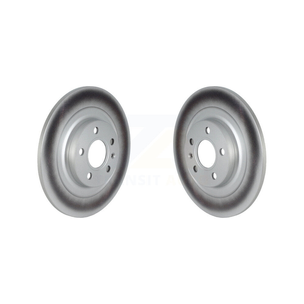 Coated Disc Brake Rotors Rear Pair For Volvo XC40 With 302mm Diameter Rotor