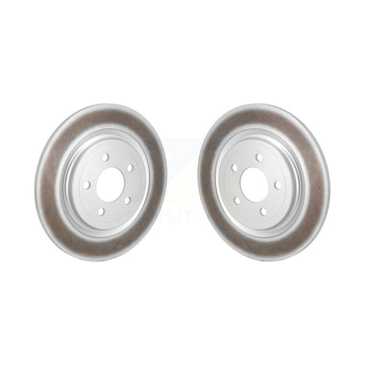 Coated Disc Brake Rotors Rear Pair For Ford Explorer Mustang
