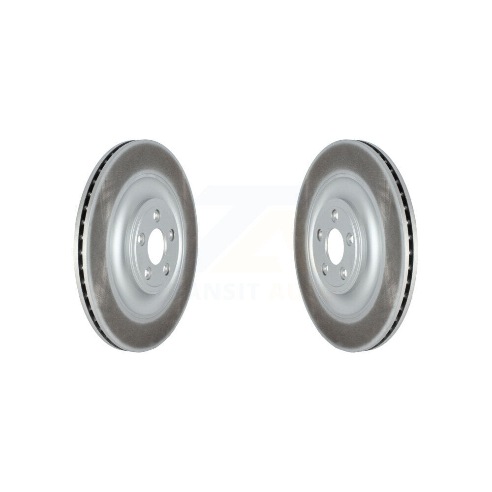Coat Disc Brake Rotors Rear Pair For Jaguar XF XJ XKR XFR XKR-S XFR-S XJR XJR575