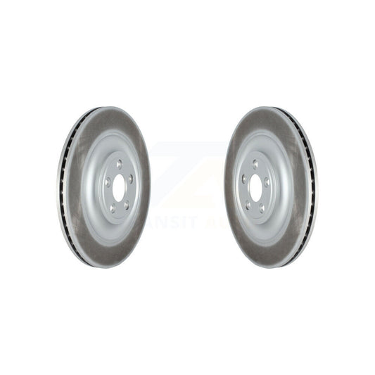 Coat Disc Brake Rotors Rear Pair For Jaguar XF XJ XKR XFR XKR-S XFR-S XJR XJR575