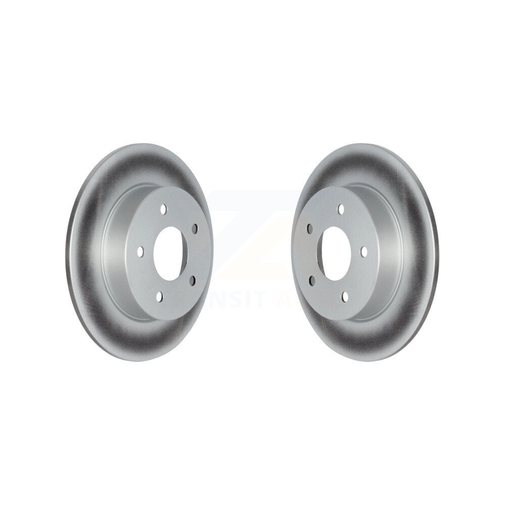 Coated Disc Brake Rotors Rear Pair For Nissan Kicks Altima