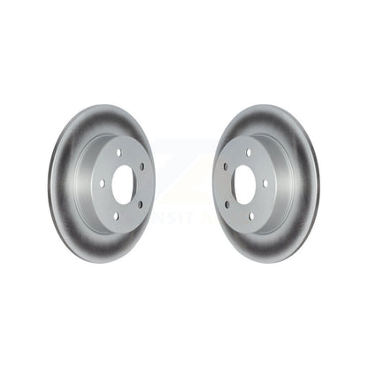 Coated Disc Brake Rotors Rear Pair For Nissan Kicks Altima