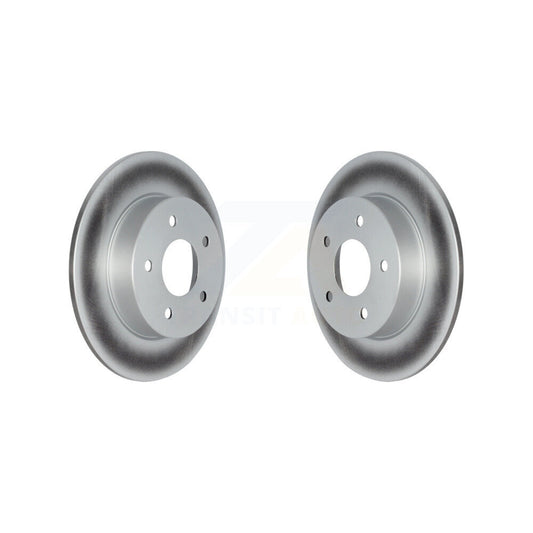 Coated Disc Brake Rotors Rear Pair For Nissan Kicks Altima