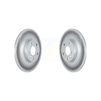 Coated Disc Brake Rotors Rear Pair For Volvo XC60 S60 V60 Cross Country S90 V90
