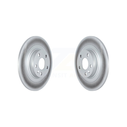 Coated Disc Brake Rotors Rear Pair For Volvo XC60 S60 V60 Cross Country S90 V90
