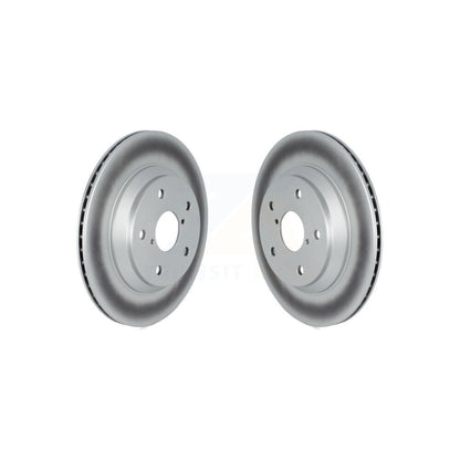 Coated Disc Brake Rotors Rear Pair For Subaru Forester Crosstrek