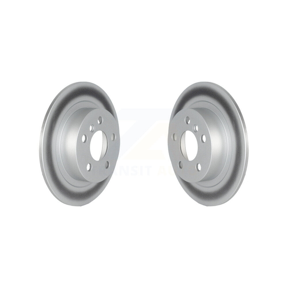 Coated Disc Brake Rotors Rear Pair For Mini Cooper Countryman Clubman BMW i3 i3s