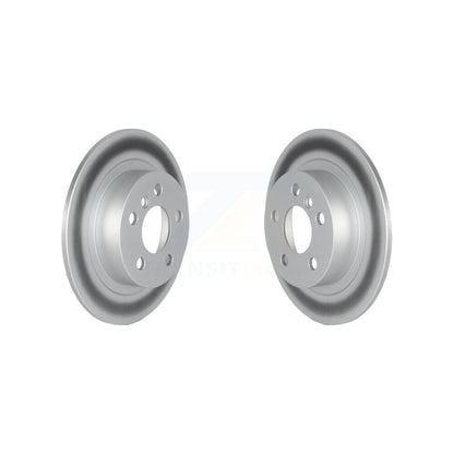 Coated Disc Brake Rotors Rear Pair For Mini Cooper Countryman Clubman BMW i3 i3s