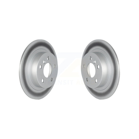 Coated Disc Brake Rotors Rear Pair For Mini Cooper Countryman Clubman BMW i3 i3s