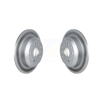 Coated Disc Brake Rotors Rear Pair For Jeep Wrangler