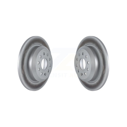 Coated Disc Brake Rotors Rear Pair For Jeep Wrangler