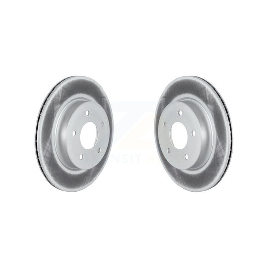 Coated Disc Brake Rotors Rear Pair For Nissan Rogue Qashqai Sport LEAF