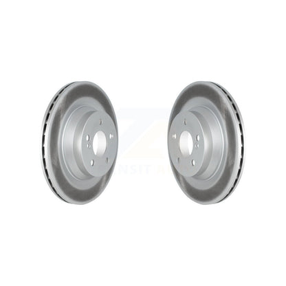 Coated Disc Brake Rotors Rear Pair For Mercedes-Benz E550 CLS550