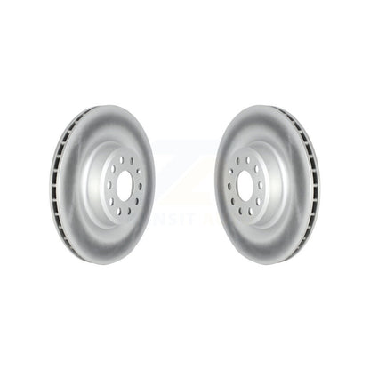 Coated Disc Brake Rotors Rear Pair For Tesla S X