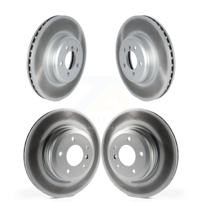 Coated Disc Brake Rotors Front Rear Kit For 2012 BMW 335i Convertible/Coupe