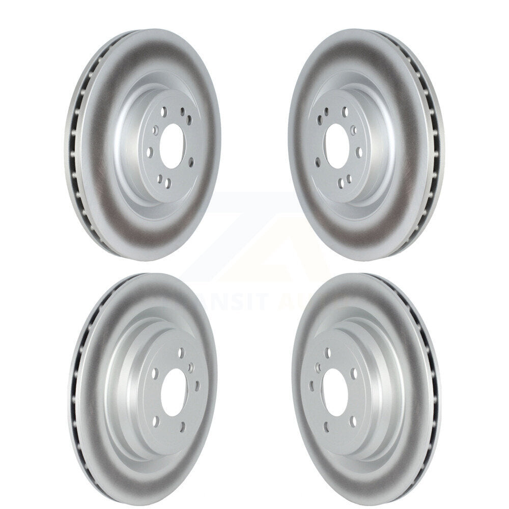 Coat Brake Rotors Front Rear Kit For 16-18 Mercedes-Benz GLE400 With AMG Package