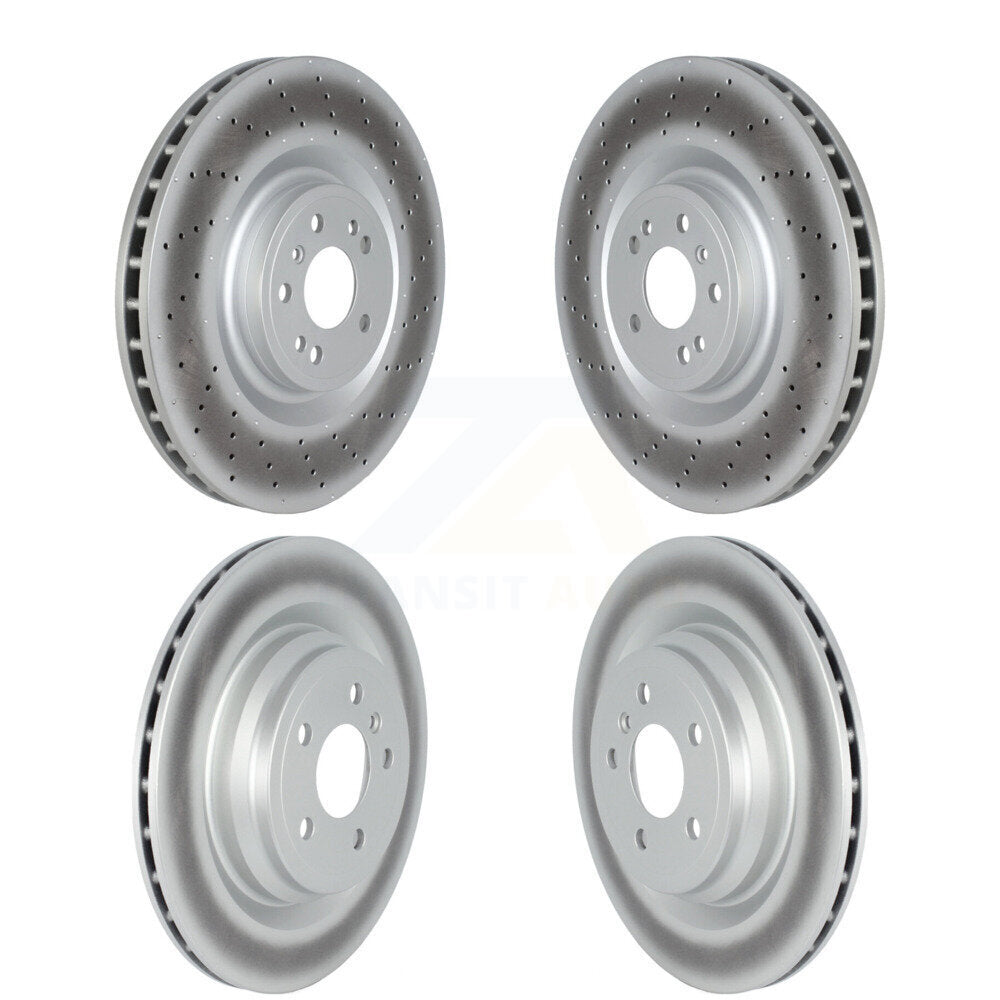 Coat Brake Rotors Front Rear Kit For Mercedes-Benz GLE43 AMG GLE400 GLE450 ML550