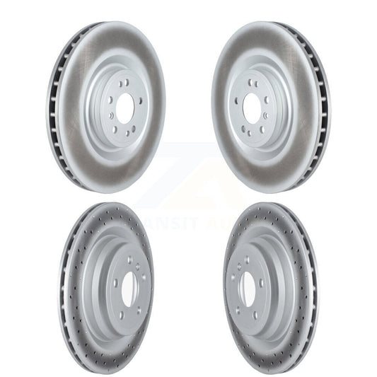 Coat Brake Rotors Front Rear Kit For Mercedes-Benz GLE43 AMG GLE400 GLE450 ML550