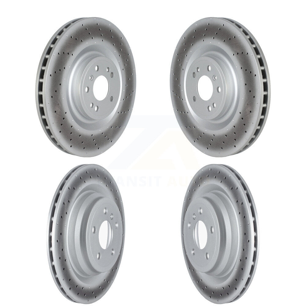 Coat Brake Rotors Front Rear Kit For Mercedes-Benz GLE43 AMG GLE400 GLE450 ML550
