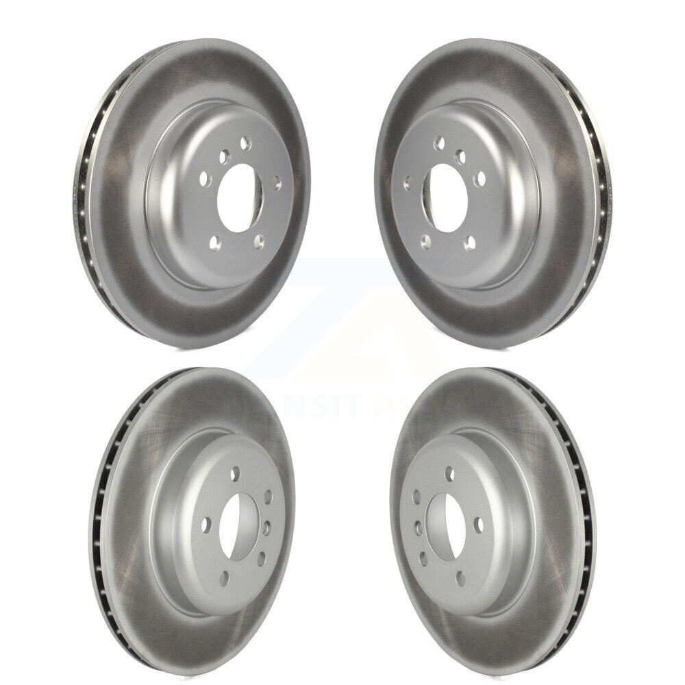 Coated Disc Brake Rotors Front Rear Kit For BMW 640i xDrive Gran Coupe 535i