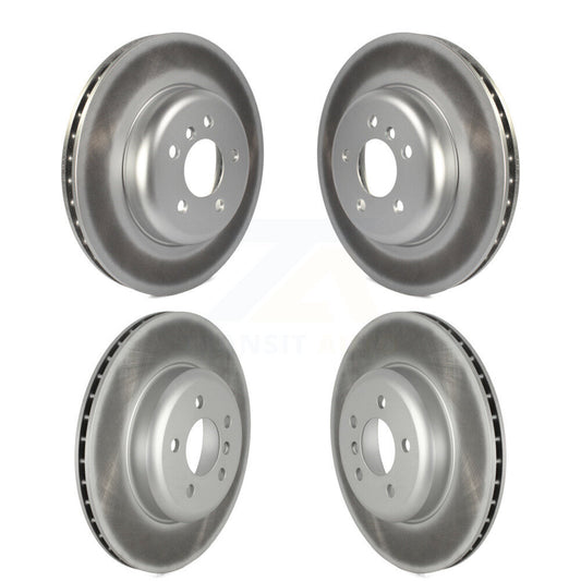 Coated Disc Brake Rotors Front Rear Kit For BMW 640i xDrive Gran Coupe 535i
