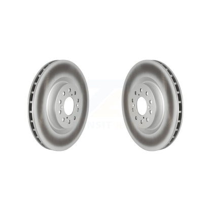 Coated Disc Brake Rotors Front Pair For 2017-2020 Honda Civic Type R