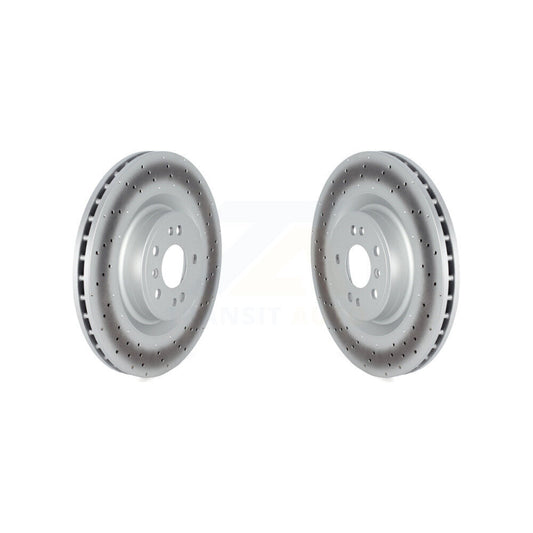Coated Brake Rotors Front Pair For Mercedes-Benz ML350 GLE400 GLE350 ML400 ML250