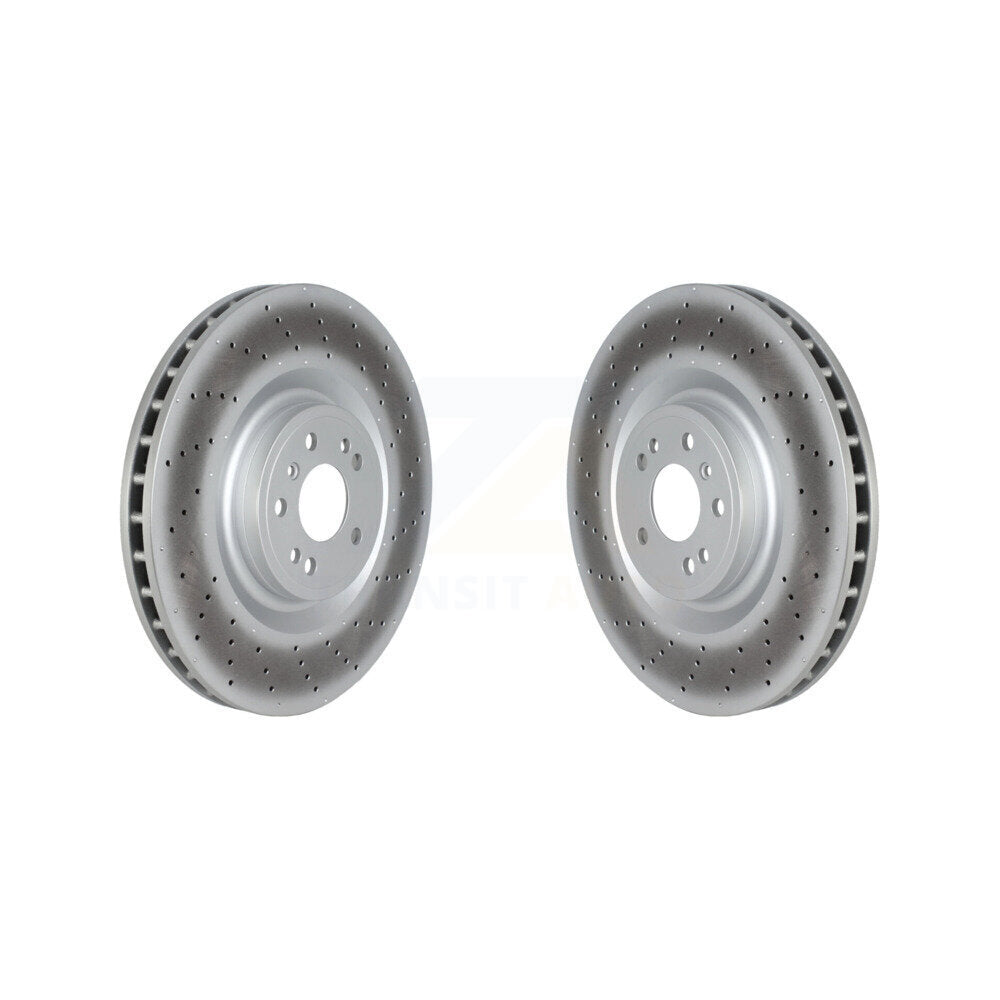Coat Brake Rotor Front Pair For Mercedes-Benz ML350 GL350 GLE43 AMG GLS450 ML400