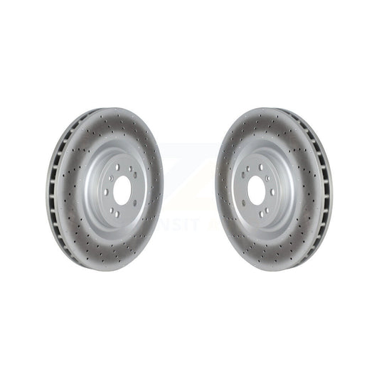 Coat Brake Rotor Front Pair For Mercedes-Benz ML350 GL350 GLE43 AMG GLS450 ML400