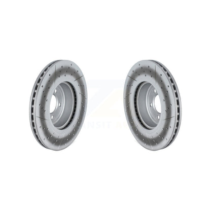 Coat Brake Rotor Front Pair For BMW 330i xDrive 328i 335i 340i 230i 435i 430i GT