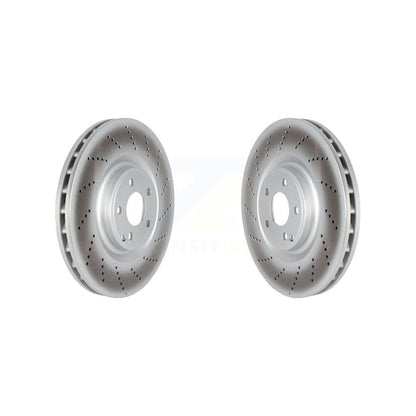 Coated Disc Brake Rotors Front Pair For 2012-2018 Mercedes-Benz CLS550