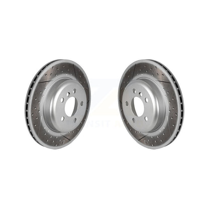 Coat Brake Rotors Rear Pair For BMW 328i xDrive 330i 335i 428i 340i 435i 430i GT
